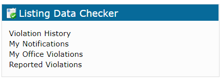 listing data checker widget REcolorado Matrix MLS