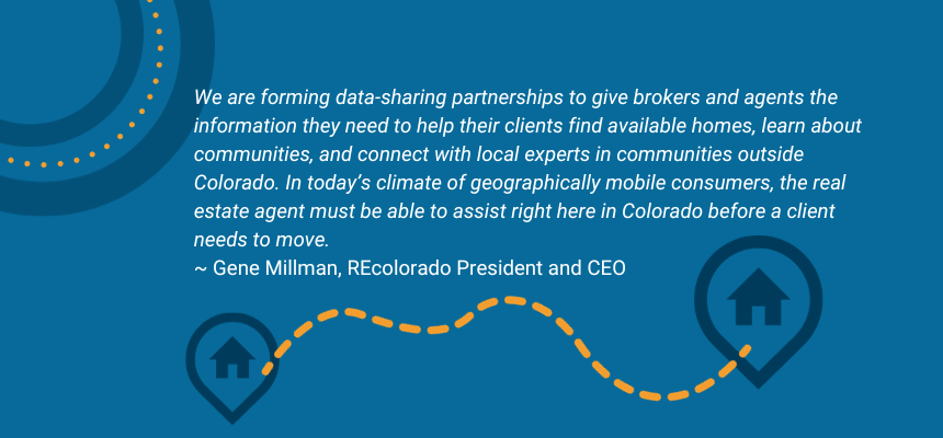 REcolorado Partnerships Expand State-To-State Access and Marketing Reach to Home Listings