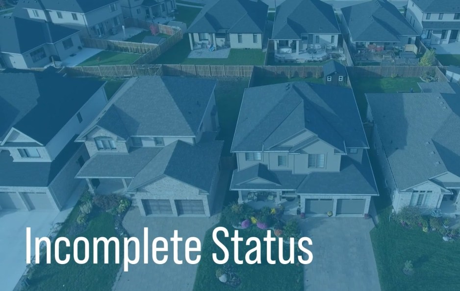 MLS Policy Essentials: Incomplete Status